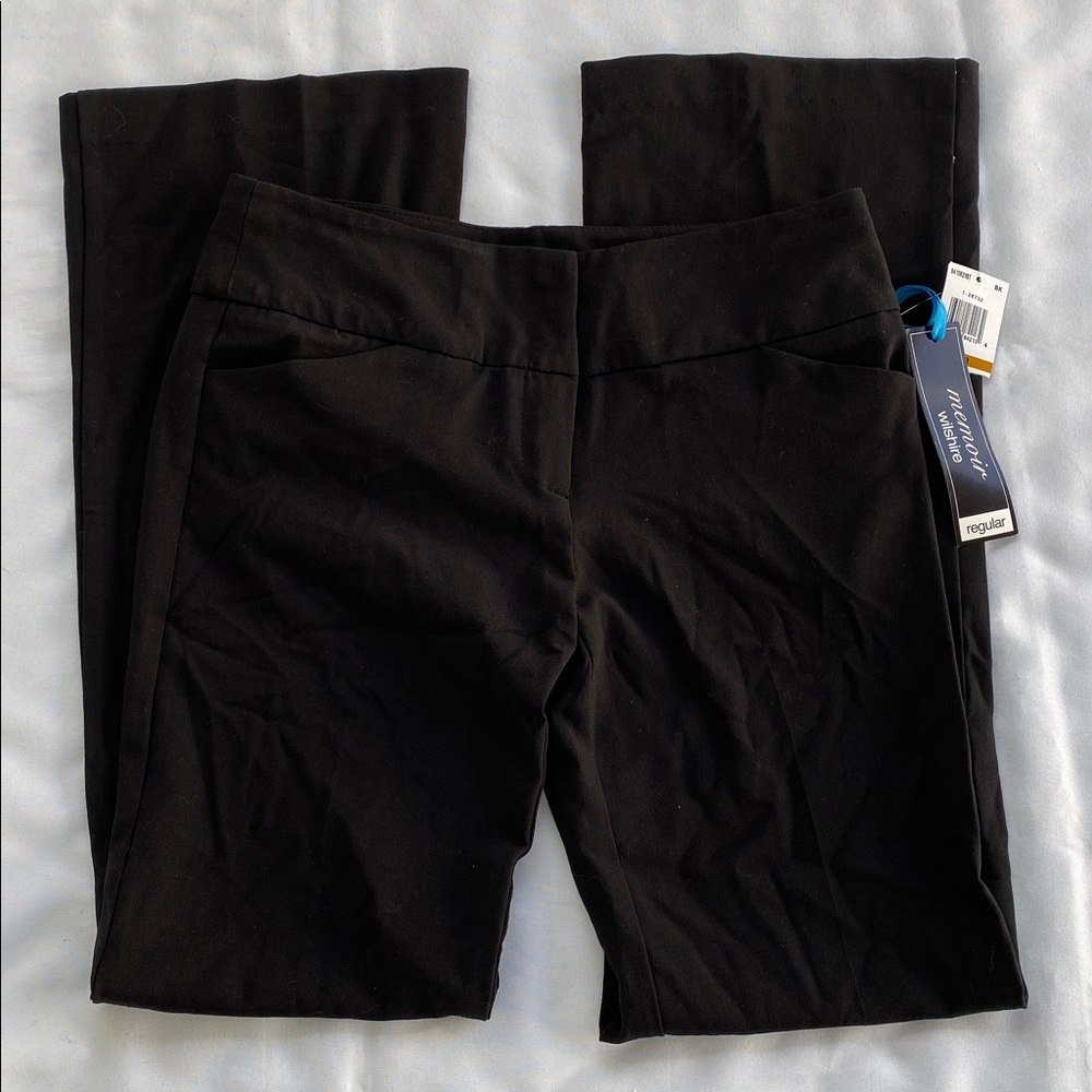 Memoir Wilshire Black Dress Pants Size 3 Regular NWT